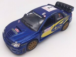 1/36 スバル インプレッサ WRC 2007 SUBARU IMPREZA ミニカー キンスマート プルバック ストリートファイター