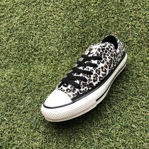 新同22.5 converse ALL STAR GRUNGELEOPARD OX コンバース オールスター レオパード HA570