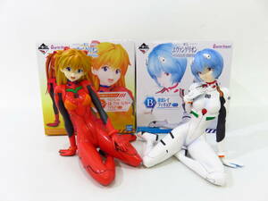 n5547k 【現状品】 一番くじ エヴァンゲリオン HEROINES ラストワン アスカ B賞 綾波レイ 2種セット [066-000100]