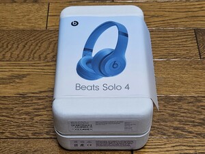 1円出品 美品 ビーツ・バイ・ドクタードレ Beats by Dr.Dre MUW43PA/A Beats Solo4 オンイヤーワイヤレスヘッドフォン スレートブルー