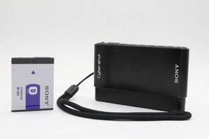 【返品保証】 ソニー SONY Cyber-shot DSC-T77 ブラック 4x バッテリー付き コンパクトデジタルカメラ v4429