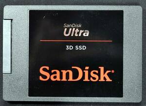 1円スタート SanDisk ウルトラ 3D SSD SDSSDH3-250G-J25 (250GB) 3D TLC NAND SATA 2.5