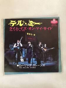 中古 シングルレコード EP ローリング・ストーンズ テルミー タイムイズオンマイサイド