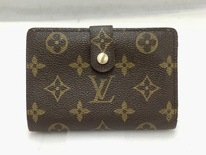 ルイヴィトン LOUIS VUITTON モノグラム ポルトモネ ビエ ヴィエノワ 二つ折り がま口 財布 モノグラム M61663