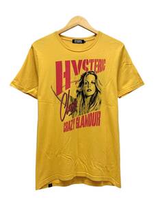 HYSTERIC GLAMOUR (ヒステリックグラマー) クレイジーグラマー Tシャツ M イエロー メンズ/036