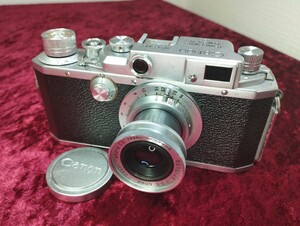 【委託品】 Canon レンジファインダー フィルムカメラ CANON SERENAR 50mm 3.5 レンズ付 シャッターOK 速度変化有り 1円スタート売り切り