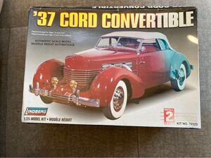 37 CORD CONVERTIBLE1/25 リンドバーグ　プラモデル当時物絶版