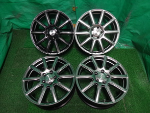 ブリヂストン エコフォルム BS BRIDGESTONE ECOFORME CRS131●17×7J +52 5H PCD112 中古ホイール4本●メ100