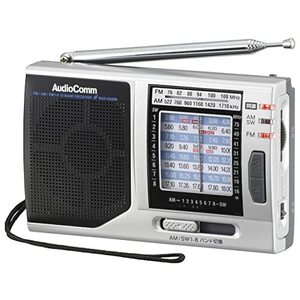 オーム電機AudioComm ポータブルたんぱラジオRAD-H320N 03-1274 OHM シルバー