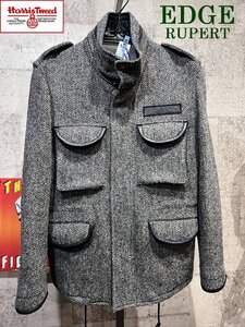 EDGE RUPERT ハリスツイード M-65型 ジャケット 2 HARRIS TWEED ミリタリージャケット