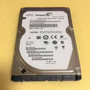 □1373時間 Seagate ST9250410AS 2.5インチHDD 『正常判定』 250GB