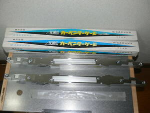 HONKO墨穴定規 本宏製作所 カーペンターゲージ ほぞ穴定規 18-8ステンレス＆アルミ 21ｍｍ 未使用 2台セット 外36ｍｍ/内24ｍｍ プレート付