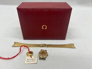 ◇◇稼働 OMEGA オメガ ジュネーブ 手巻き レディース 文字盤ゴールド ケース付き◇◇