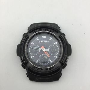 CASIO カシオ G-SHOCK ジーショック 稼働品 アナデジ デジアナ 電波ソーラー ブラック 腕時計 AWG-101