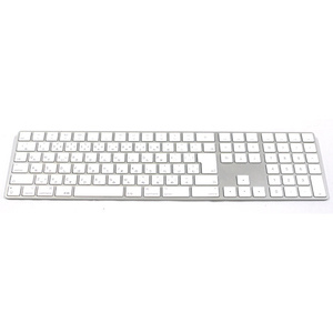 【中古】Apple Magic Keyboard テンキー付き (JIS) MQ052J/A(A1843) シルバー [管理:1050011876]