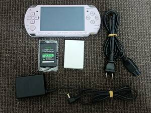 PSP2000 ローズピンク本体+アダプタ+2GBメモリースティック+バッテリー 状態良好 動作確認済 すぐ遊べます5