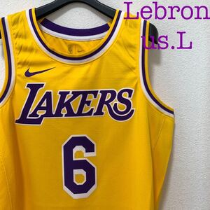 NIKE レブロン ユニフォーム 未使用 NBA ナイキ レイカーズ スウィングマン ジャージ LAKERS