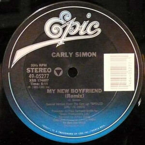 米12 Carly Simon My New Boyfriend 4905277 Epic /00250