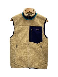 patagonia◆CLASSIC RETRO-X VEST/S/ポリエステル/BEG/無地/23047FA13