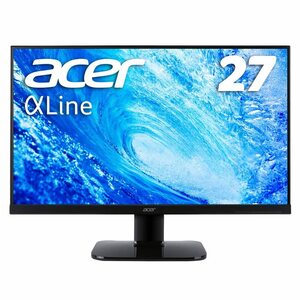 【中古】Acer モニター ディスプレイ AlphaLine 27インチ KA270HAbmidx フルHD VA フレームレス HDMI DVI