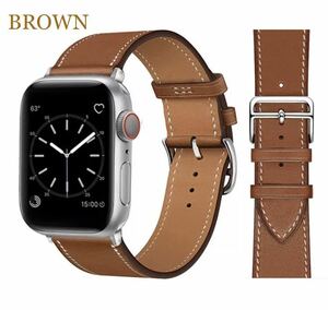 Apple Watch iPhone レザーバンド Series 腕時計 ベルト AppleWatch アップルウォッチバンド 38mm 40mm 41mm グリーン 茶色 ブラウン 本革