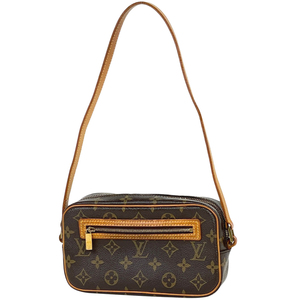 ルイ・ヴィトン Louis Vuitton ポシェット シテ ワンショルダー 肩掛け ショルダーバッグ モノグラム ブラウン M51183 レディース 【中古】