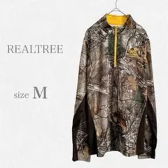 REALTREE リアルツリー ロンＴ カモフラージュ 迷彩 裏起毛 薄手 M