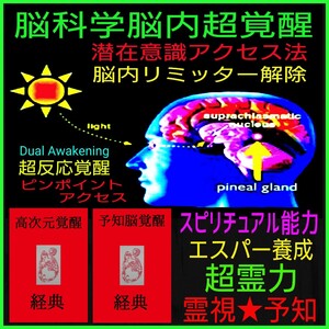 ☆★特別限定品★☆超霊力宇宙意識への接続☆脳裏に現れる量子力学的高次元世界☆ESP能力☆PSI能力☆霊視★予知☆スピリチュアル能力☆☆