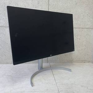 【埼玉発 直接引取可】27インチディスプレイ LG 27UL850-W 4K Type-C IPS アンチグレア ゲーミングモニター 縦横自在 動作品 A1118-2