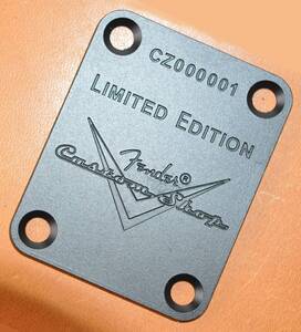 ★Fender Custom Shop Limited Edition ネックジョイントプレート(ブラック） ★