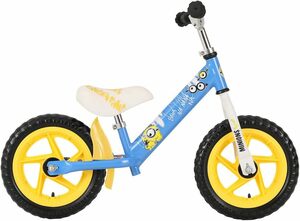 【未使用】子供用 自転車 エム・アンド・エム ファーストバイク キックバイク 12インチ ミニオンズ 小学校低学年まで 自転車練習 (5545)