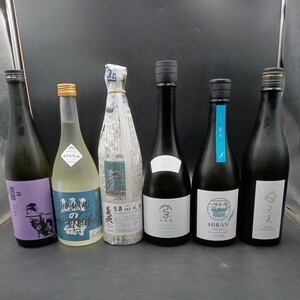 日本酒　小瓶　720×6本セット　①　商品説明に記載の通りに取引して下さい。端数入札不可。