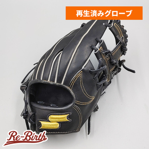 【クリーニング済み (高校野球対応)】 SSK 硬式グローブ / 内野手用 型付け済み (エスエスケイ グラブ)[WE1038]