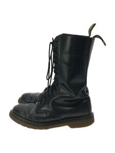 Dr.Martens◆14ホール/ロングブーツ/-/BLK/レザー