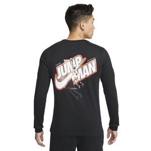 ■ナイキ ジャンプマン ロングスリーブ Tee ブラック 新品 Mサイズ NIKE JUMPMAN LONGSLEEVE TEE 長袖 DC9776-010