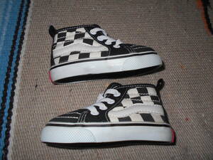 VANS OFF THE WALL フラッグチェック チェッカーフラッグ SK8-HI 子供用 キッズ オールドスケート オールドサーフ VINTAGE SKATEBOARDS BMX