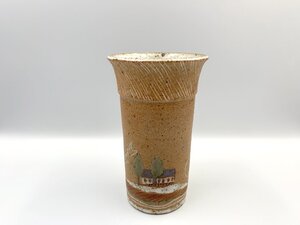 ◎ ケーラー KAHLER ビンテージ フラワーベース 花瓶 花器 高さ16.5cm デンマーク 北欧陶器 希少 レアアイテム 入手困難