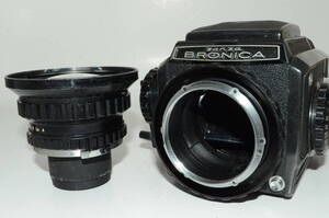 【外観並級】ZENZA BRONICA S2 / NIKKOR-D・C 1:4 f=40mm　#m9312