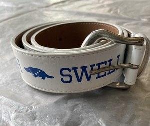 ROUGH&SWELL ラフアンドスウェル ベルト　ホワイト　RSA-22015　SIGNBOARD BELT