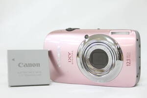 【返品保証】 キャノン Canon IXY Digital 510 IS ピンク 4x バッテリー付き コンパクトデジタルカメラ v8462