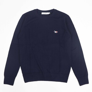 【新品】メゾン キツネ ニット セーター ネイビー ユニセックス MAISON KITSUNE P480 M