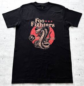 新品 フーファイターズ バンドTシャツ FOO COBRA 染み込みプリント　　Foo Fighters ライブネーション ロックTシャツ ニルヴァーナ 柳7596