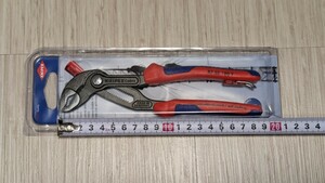 クニペックス【KNIPEX】180㎜8702-180TBK コブラ ウォーターポンププライヤー 落下防　★在庫あり★新品未使用