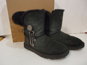 アグ UGG S/N 1005382 ムートンブーツ size24 ブラック