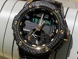 13912☆稼働☆CASIO カシオ G‐SHOCK ジーショック GST-B200-1A2JF デジタル ソーラー ラバーバンド カーボンコアガード サファイアガラス