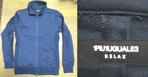 1PIUIUGUALE3　スウェット　切り替え　フルZIP　ジャケット　サイズ不明