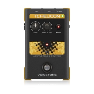 ボーカルエフェクター TCヘリコン TC-HELICON VoiceTone T1 ボーカル エフェクター コンプレッサー イコライザー