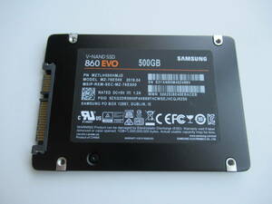 ♪♪1円 ～スタートSAMSUNG 860EVO SSD 500GB 2.5インチ 中古♪♪使用時間:1887H