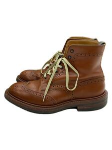 Tricker’s◆ブーツ/UK6.5/BRW/レザー/2508/カントリーブーツ/マロンカラー/レザーシワ有