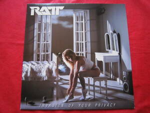 ■ラット（RATT）/　INVASION　OF　YOUR　PRIVACY　/　国内盤LPレコード　